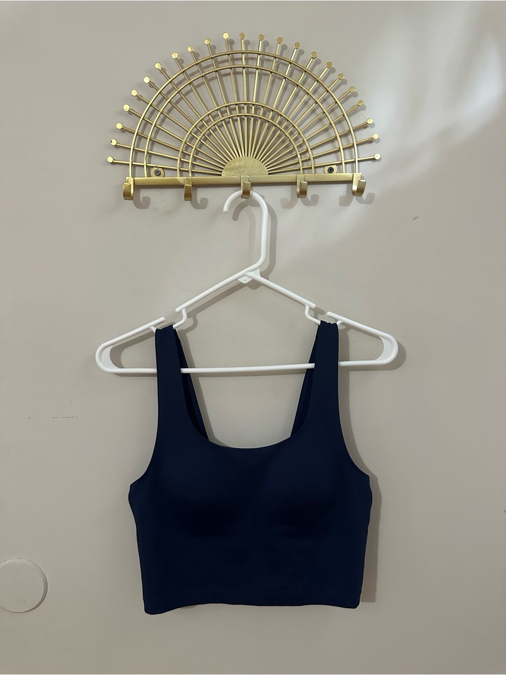 PINK Victoria's Secret Navy Seamless Crop Bralette